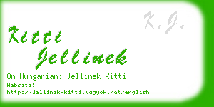 kitti jellinek business card